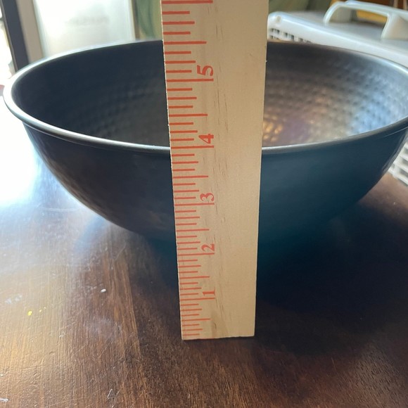 Decorative Hammered Copper Bowl - Picture 9 of 9